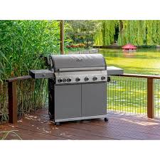 The grillstream range is now fitted with dual fuel, allowing you to cook with both gas and charcoal. Buy Grillstream Stainless Steel Classic 6 Burner Hybrid Gas Charcoal Bbq Online At Cherry Lane