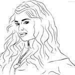 Tauchen sie mit den jungen erben böser evie ist die tochter der bösen königin. Descendants Coloring Pages Jordan Xcolorings Com