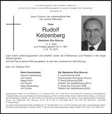 Traueranzeigen von Rudolf Kelzenberg