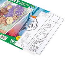 Oversized coloring pages offer kids hours of fun with the extra space they crave to create. Crayola Giant Colouring Pages Disney Frozen