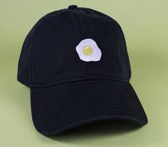 Fried Egg Baseball Hat Dad Hat Low Profile White Pink Black Etsy Baseball Hats Dad Hats Dad Hats Baseball Caps