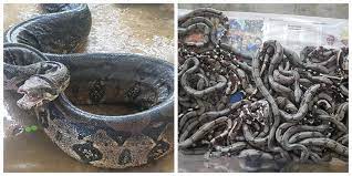 Rescued Boa Constrictor Gives Birth To 50 Babies Loop Trinidad Tobago