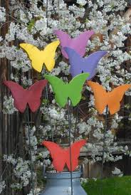 Gartenfiguren Schmetterling Fruhjahr Bunt 18cm Holz Garten Deko Ein Designerstuck Von Baumelemente Bei Dawanda Dekoration Holzblumen Gartenfiguren