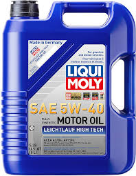 Liqui moly, бочка, вязкость sae: Liqui Moly 2332 Leichtlauf High Tech 5w 40 Engine Oil 5 Liter By Liqui Moly Amazon De Auto