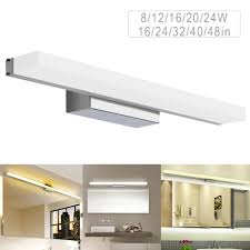 Just look at this vanity design from rebecca atwood. Modern Bathroom Vanity Light Stainless Steel Mirror Front Makeup Led Wall Lamp Ebay