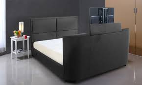 Meuble tv pied de lit. Lit Tv Palace Groupon Shopping