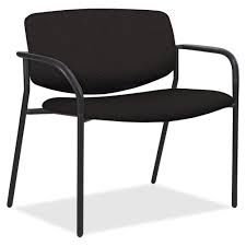 Lorell Bariatric Guest Chairs With Fabric Seat Back Black Guest Chair Fabric Seat Lorell
