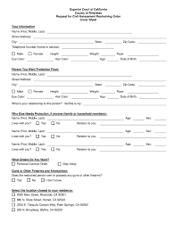 What are the legal reasons for a restraining order? Restraining Order Riverside County Fill Online Printable Fillable Blank Pdffiller