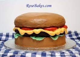 How To Make A Cheeseburger Cake Durable Butter Cake Recipe Cheeseburger Cake Butter Cake Recipe Burger Cake