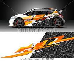 We also have a vintage racing sticker for that retro look. Car Decal Wrap Design Vector Graphic Abstract Stripe Racing Background Kit Designs For Wrap Vehicle Race Car R Car Sticker Design Car Decals Car Wrap Design