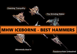 Hammers are a powerful blunt weapon with a surprising amount of mobility. Mhw Iceborne Weapons Guide Best Hammers Ethugamer
