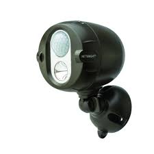 Which home security systems have cameras? Mr Beams Netbright Networked Outdoor 200 Lumen Battery Powered Motion Activated Integrated Led Spotlight Brown Mbn350 The Home Depot