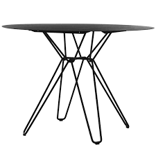 The table i chose to galvanize had a very damaged top. Massproductions Tio Dining Table Black Finnish Design Shop
