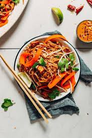 Amazing Easy Vegan Pad Thai With Tofu Ready In 30 Minutes Big Flavor So Satisfying Betterthantakeout Tofu Pad Thai Pad Thai Whole Food Recipes