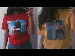 How To Put Pictures On T Shirts Without Transfer Paper 1000 Diy Shirt Printing Diy T Shirt Printing Diy Graphic Tee