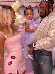 Stefon Diggs n Cayy Benji celebrated their daughter Peyton's 1st birthday  with a carnival-themed 🥳 🥳🥳