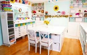 Discover brightly colored storage solutions for craft and sewing rooms. Craft Room Furniture Ideas Achieving Purpose Hometalk