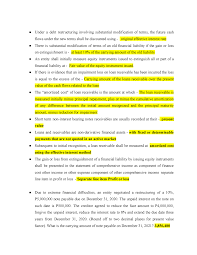 Financial assets problem 1 the interest rate on the loan is 10% payable annually starting december 31, 2016. Loans Receivable Debt Restructuring Practice Set Studocu