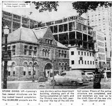 City Hall And Police Dept Under Construction Found By Mason Christensen 1956 08 31 Lansing Mi In 2020 Lansing Mi Lansing City Hall
