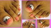 Pedicure diseños flores facil : Pedicure Facil Paso A Paso Flor Y Puntos Feets Toe Nail Art Youtube