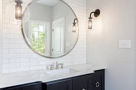 So, for the price of one small sized hanging mirror, we framed out two huge bathroom mirrors, in. 13 Beautiful Mirrored Bathrooms