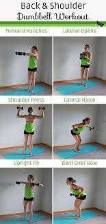 Progressingindisguise Com Back Workout At Home Dumbbell Workout Exercise To Reduce Arms