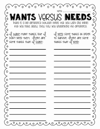 Wants Vs Needs Worksheet Unique 28 Best Tch 277 Wants Vs Needs Images On Pinterest In 2020 Needs And Wants Worksheet Life Skills Lessons Life Skills Activities