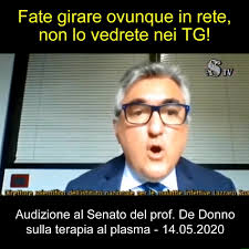 Giuseppe de donno, ormai ex primario della pneumolgia del carlo poma (si è. Matteo Salvini L Audizione Di Oggi Al Senato Del Prof