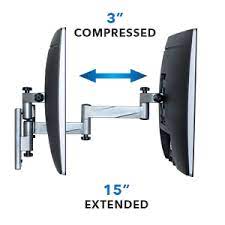 Fixed or tilted wall mount on plywood surface. Amazon Com Mount It Rv Tv Mount Lockable Full Motion Tv Wall Mount Designed Specifically For Rv Or Mobile Home Use Single Arm Tilting And Swiveling 42 Inches Max 33 Lb Capacity Vesa 200