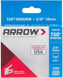 Amazon.com: Arrow T50 Heavy Duty Staple, 3/8 Inches, 1250 ...
