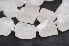 Raw Crystal Rough Clear Quartz Rock Crystal Raw Nuggets Rough Gemstone White Stone Bead Uncut Gemsto Rock Crystal Jewelry Quartz Rock Rough Gemstone