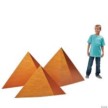 Simply build up the layers from large to small. Pyramid Cardboard Stand Ups Oriental Trading