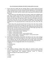 Check spelling or type a new query. Latihan Soal Teks Cerita Sejarah