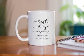 Best Day Ever Coffee Mug Wedding Mugs Wedding Favors Bridal Party Gifts Wedding Par Wedding Mugs Wedding Party Gifts Groomsmen Gifts For Wedding Party