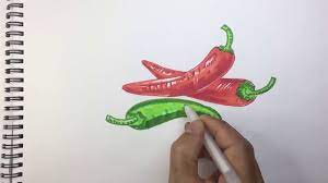 How To Draw Chili Peppers Easy Pencil Drawing Academy Pencil Drawings Easy Stuffed Peppers Pencil Drawings We use drawings created by other players in letsdrawit games. how to draw chili peppers easy pencil