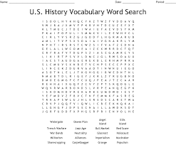 Cram.com makes it easy to get the grade you want! U S History Vocabulary Word Search Wordmint