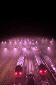 Reminds Me Of Traveling At Night Across France Going To Bordeaux For Christmas Night Train Photo Photography