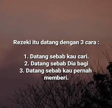 Bantulah sesama muslim supaya kita kaya dan. Rezeki Allah Itu Luas Jangan Jajan Pantang Sihat Perak Facebook