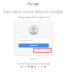 Cara yang ini kurang lebih sama dengan reset password email gmail untuk kasus lupa password. Panduan Lupa Dengan Alamat Email Komunitas Gmail