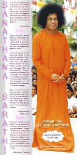 Sanathana Sarathi January 2013 E Magazine E Magazine Sathya Sai Baba Sai Baba