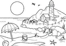 5 teknik mewarnai gambar pemandangan dengan crayon. 27 Gambar Pemandangan Alam Yang Indah Yang Belum Diwarnai Kumpulan Gambar Pemandangan