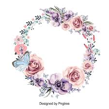 Beautiful Flower Wreath With Leaves Design Flower Wreath Red Png Transparent Clipart Image And Psd File For Free Download Flower Clipart Floral Border Design Flower Wreath