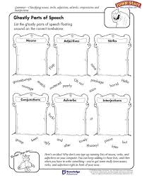 Ghostly Parts Of Speech View Free Printable English Worksheet For Kids Parts Of Speech Worksheets Parts Of Speech Worksheets For Kids