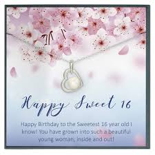 Unique and personalized gifts out of the ordinary. Amazon Com Sweet 16 Birthday Gifts For 16 Year Old Girl 16th Birthday Gifts Girl Necklace Sweet Sixteen Necklace Gifts For 16 Birthday Gifts For Girls 16 Handmade