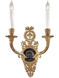 Black And Gold Candle Wall Sconces French Empire Lion Head Sconce In French Gold Finish Vintage Wall Sconces Wall Sconces Wall Sconce Lighting