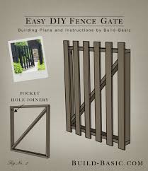 Build An Easy Diy Fence Gate Diy Fence Diy Gate Fence Gate