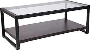 Starsun Depot Rosedale Glass Coffee Table With Black Metal Frame Reviews Coffee And Tea Coffee Tools Coffee Accessories Buymorecoffee Com Coffee Table Contemporary Glass Coffee Tables Glass Coffee Table