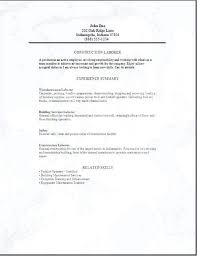 General Labor Resume Examples General Labor Resume Sample ...