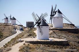 Twelve windmills can be found atop the cerro calderico ridge, along with a striking 12th century castle. Tilt At Windmills Like Don Quixote In Consuegra Spain Archive Nola Com