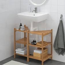 Comment choisir un meuble sous lavabo ? Ragrund Tyngen Lavabo Tablette Angle Bambou Pilkan Mitigeur Lavabo Ikea Meuble Sous Lavabo Lavabo Ikea Petit Meuble Pour Salle De Bains